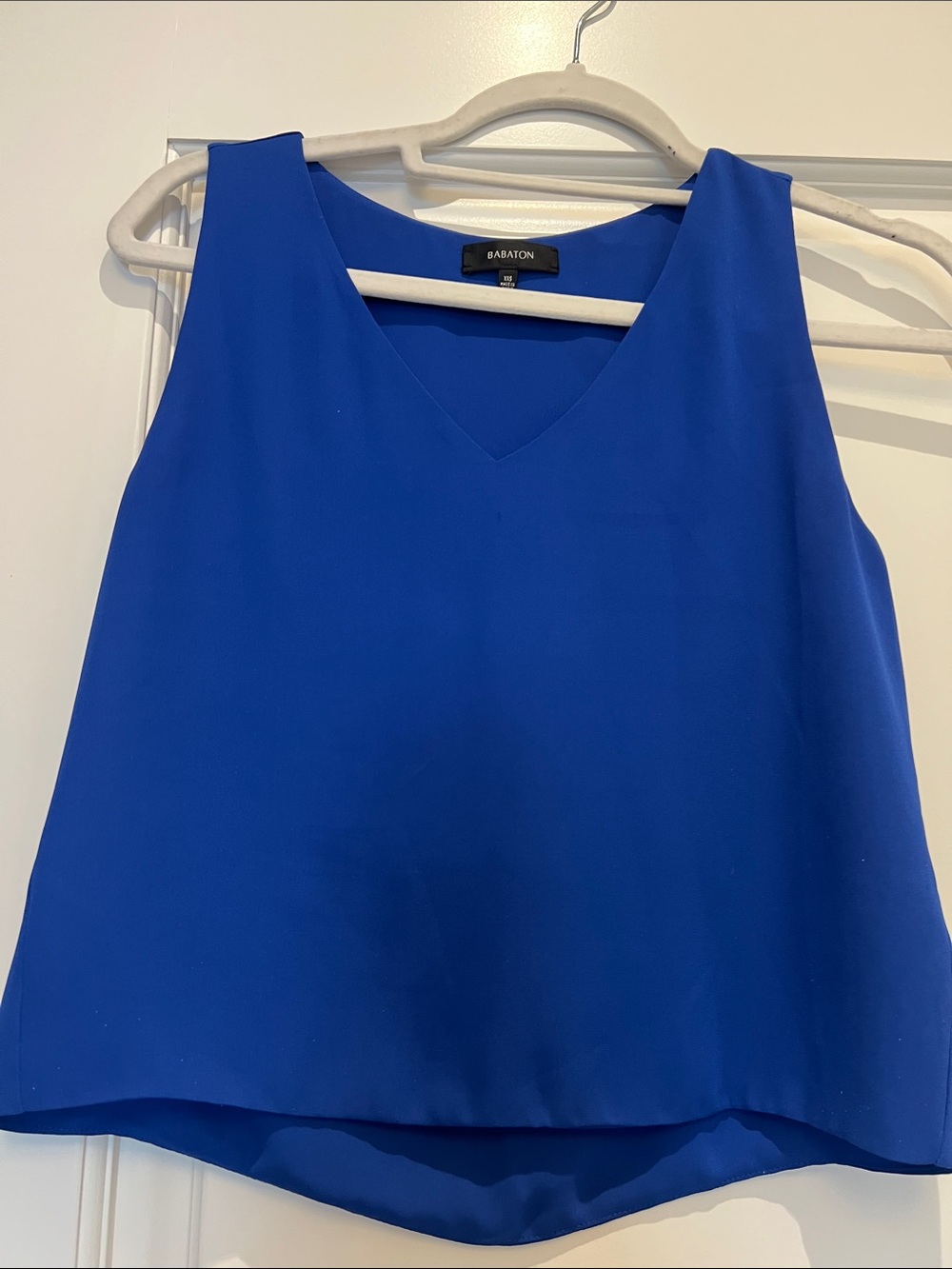 Babaton Cobalt V-Neck Sleeveless Camisole